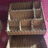 Wicker organizer