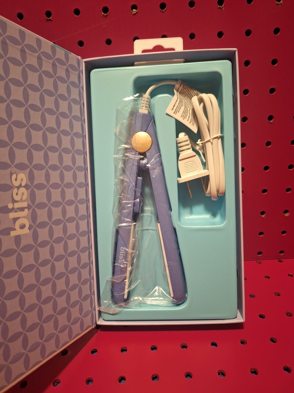 Mini hair straightener